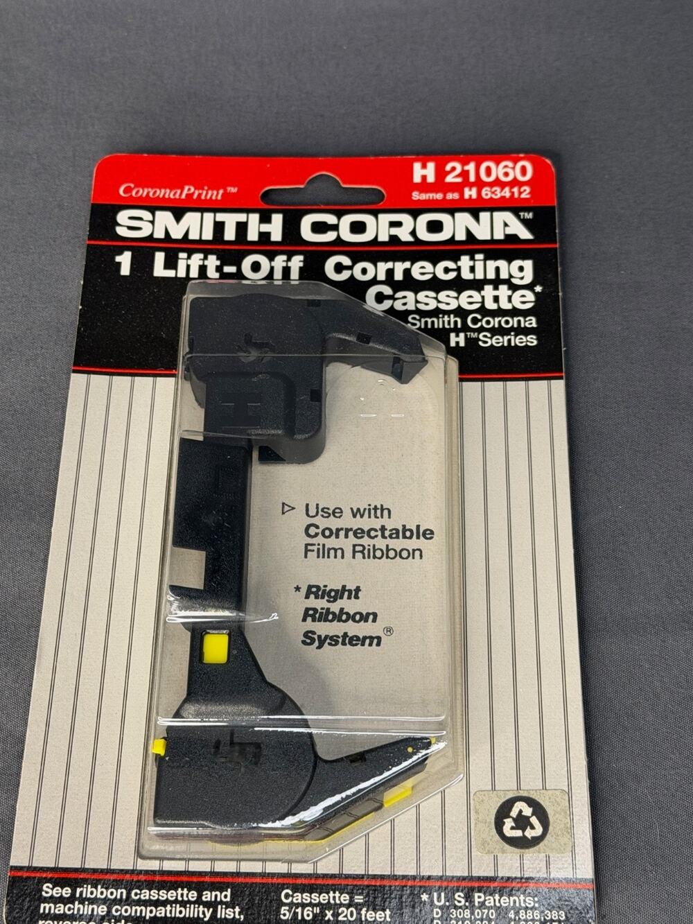 Smith Corona 1 Lift Off Correcting Tape H21060 NIP